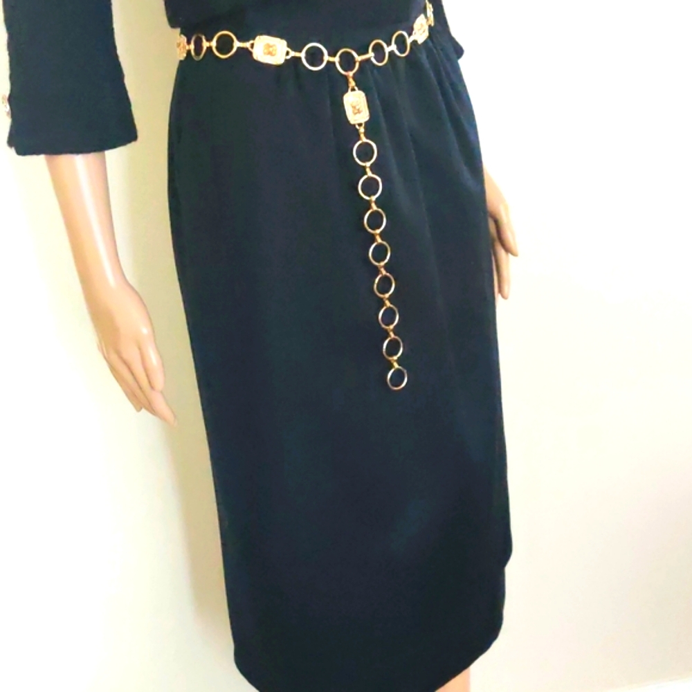 Escada Black Midi Skirt